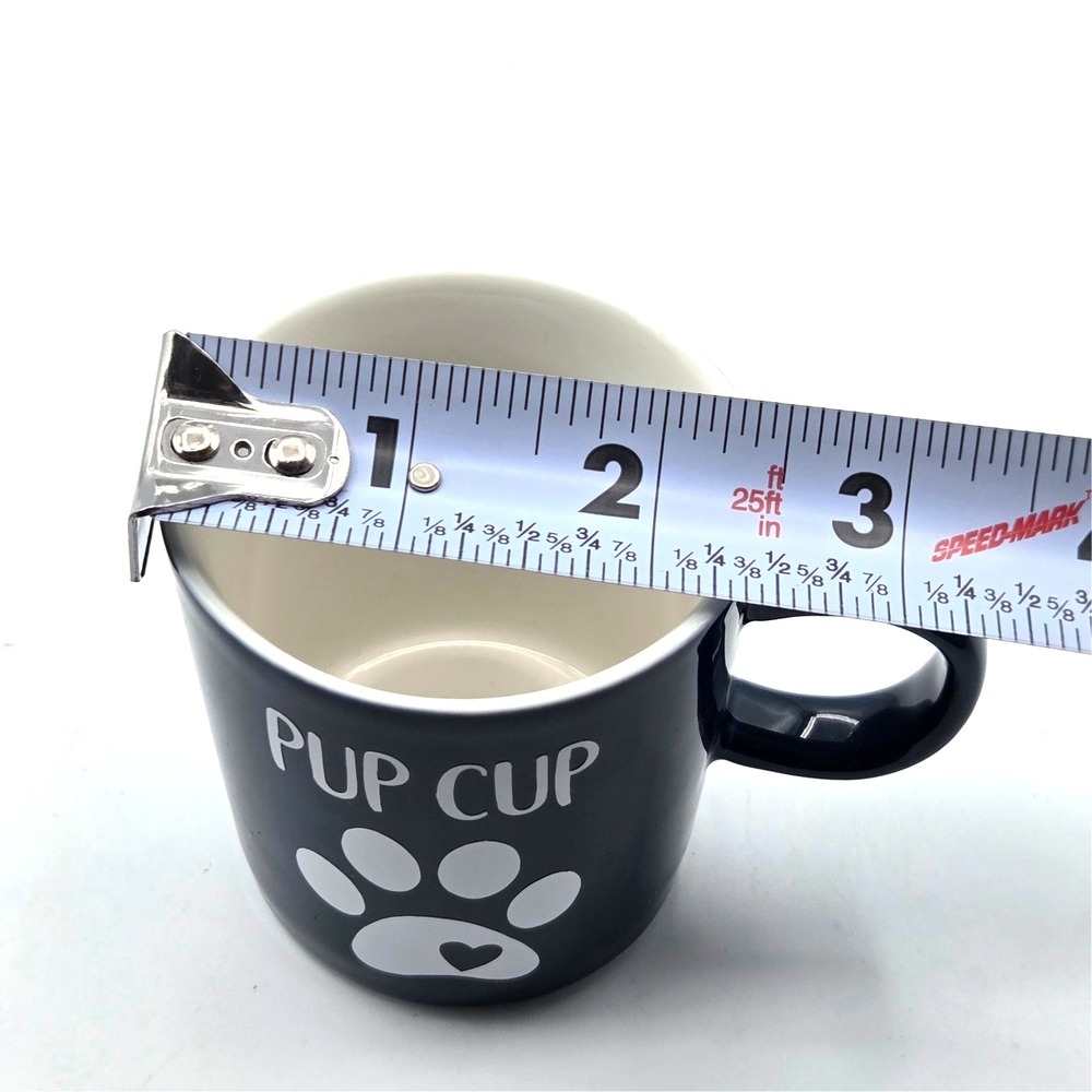 Pup Cup Puppuccino Ceramic 4oz Cup- Pet Dog Mom Dad Gifts, Dog Treat Cup - Picture 3 of 5
